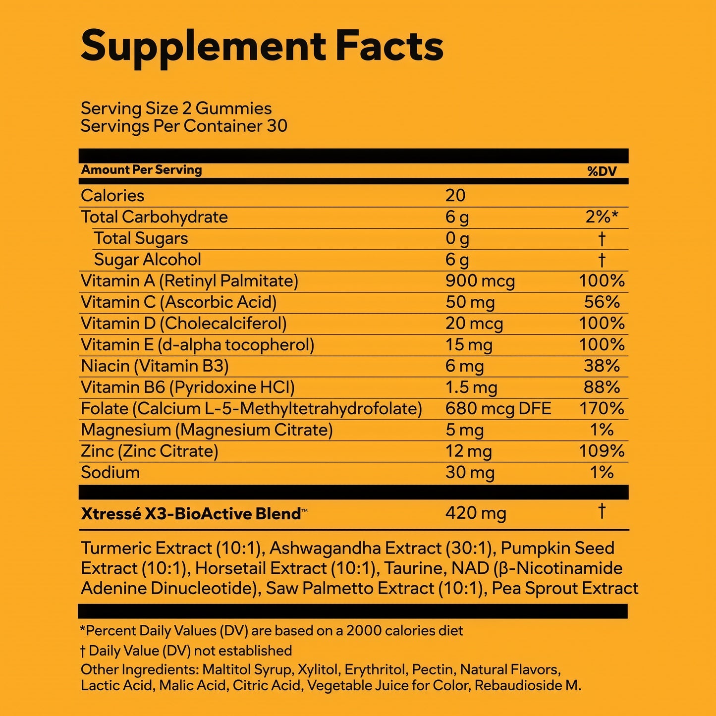 Xtresse Hair Growth Gummies 60