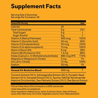 Xtresse Hair Growth Gummies 60